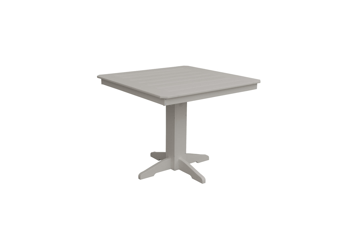 A&L Furniture Co. Recycled Plastic 44" Square Table (Counter Height) - LEAD TIME TO SHIP 10 BUSINESS DAYS