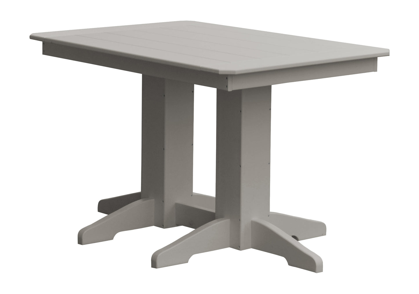 A&L Furniture Company Recycled Plastic 4' Dining Table - LEAD TIME TO SHIP 10 BUSINESS DAYS