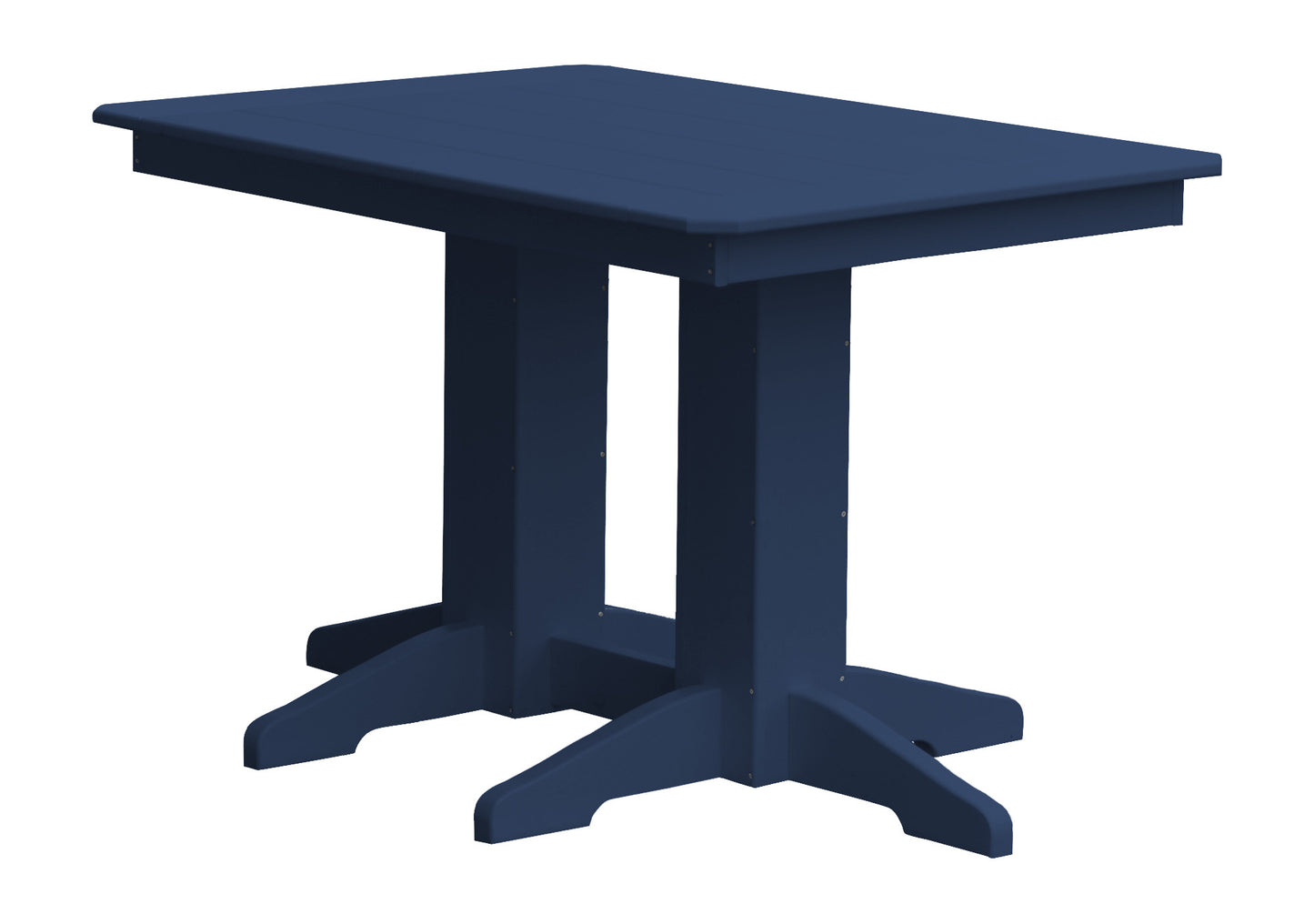 A&L Furniture Company Recycled Plastic 4' Dining Table - LEAD TIME TO SHIP 10 BUSINESS DAYS