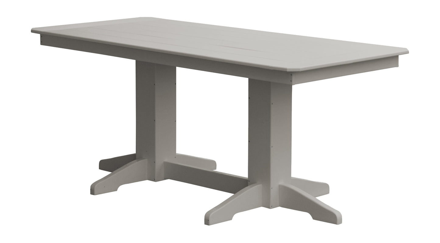 A&L Furniture Company Recycled Plastic 6'Dining Table - LEAD TIME TO SHIP 10 BUSINESS DAYS