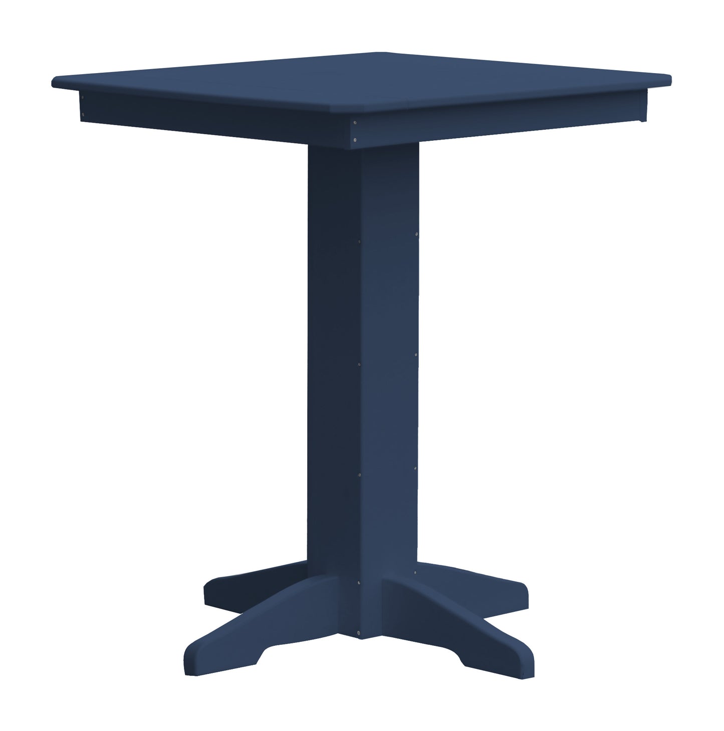 A&L Furniture Recycled Plastic 33" Square Bar Table - LEAD TIME TO SHIP 10 BUSINESS DAYS