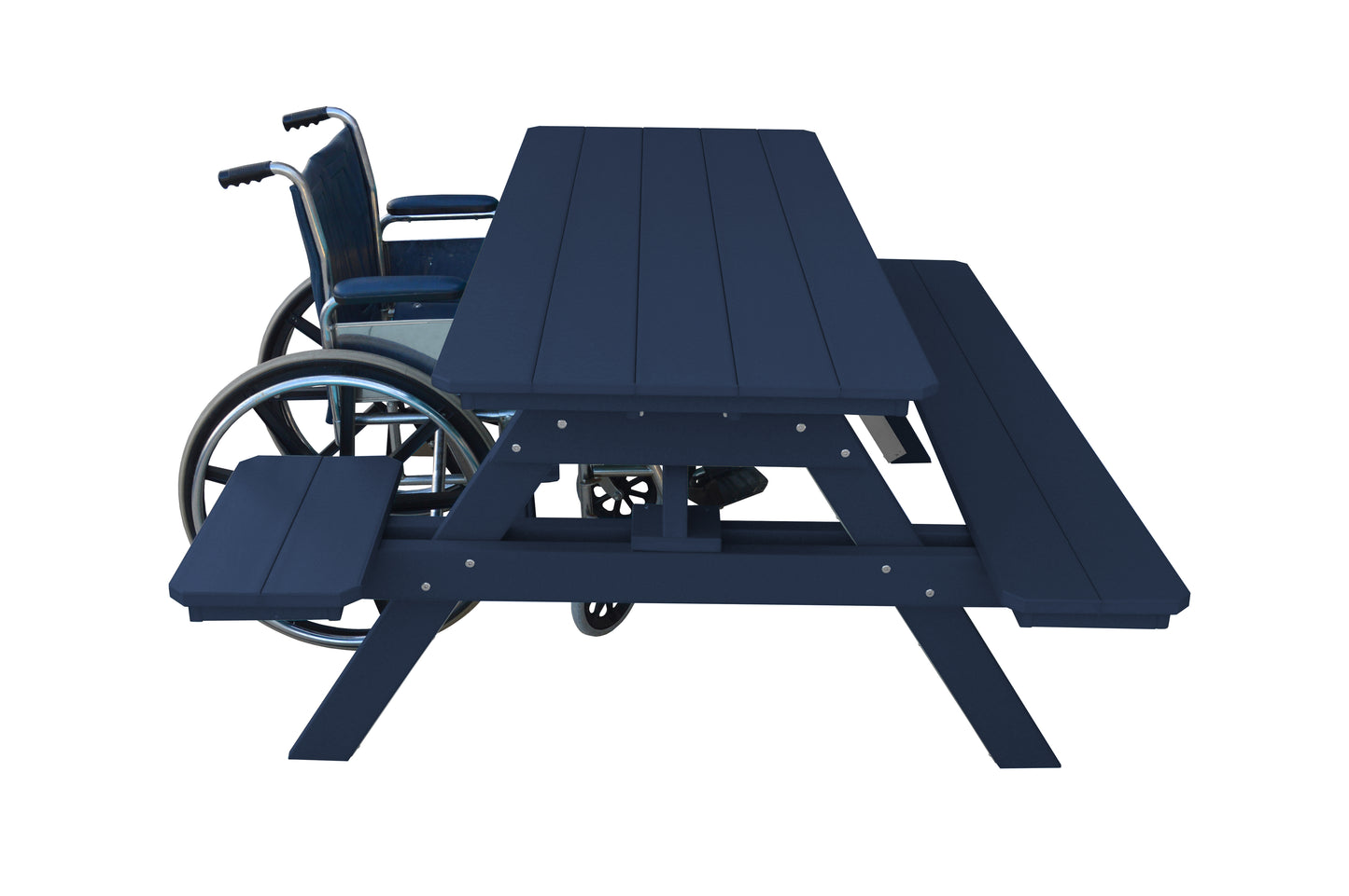 A&L Furniture Co. Recycled Plastic ADA Compliant 6' Picnic Table  - LEAD TIME TO SHIP 10 BUSINESS DAYS