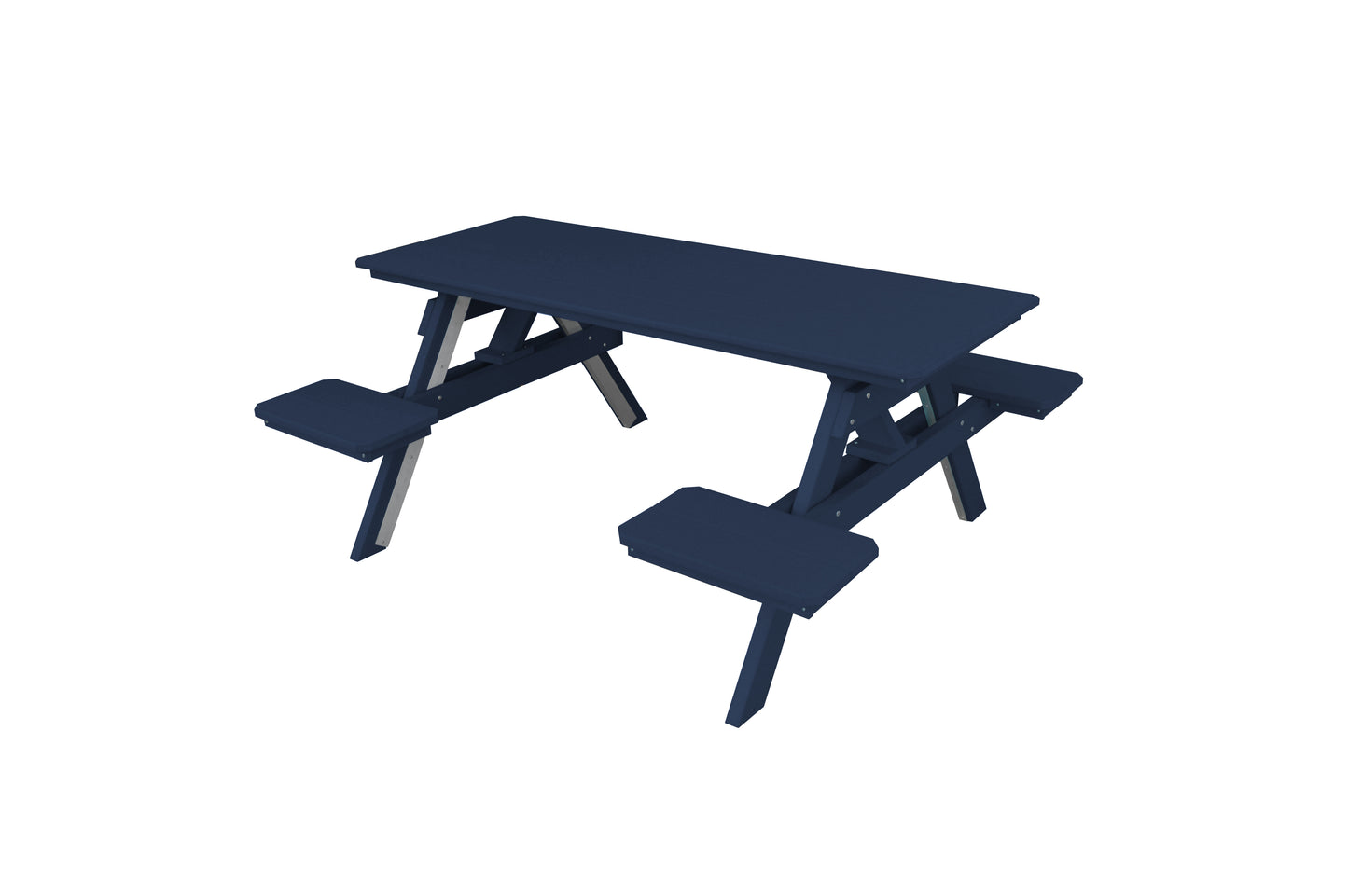 A&L Furniture Co. Recycled Plastic ADA Compliant 6' Picnic Table  - LEAD TIME TO SHIP 10 BUSINESS DAYS