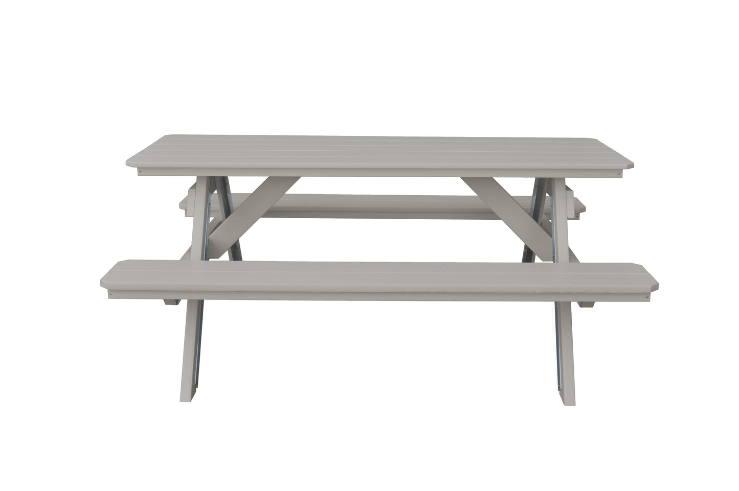 A&L Furniture Co. Recycled Plastic 6' Picnic Table  - LEAD TIME TO SHIP 10 BUSINESS DAYS