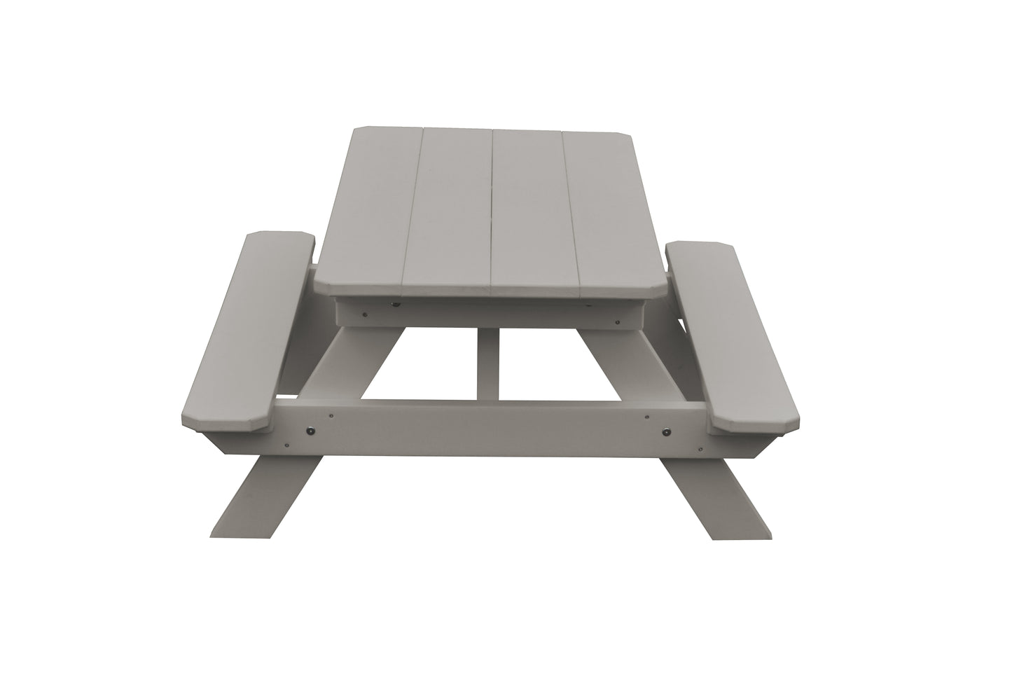 A&L Furniture Co. Recycled Plastic Kids Picnic Table - Specify for FREE 2" Umbrella Hole  - LEAD TIME TO SHIP 10 BUSINESS DAYS