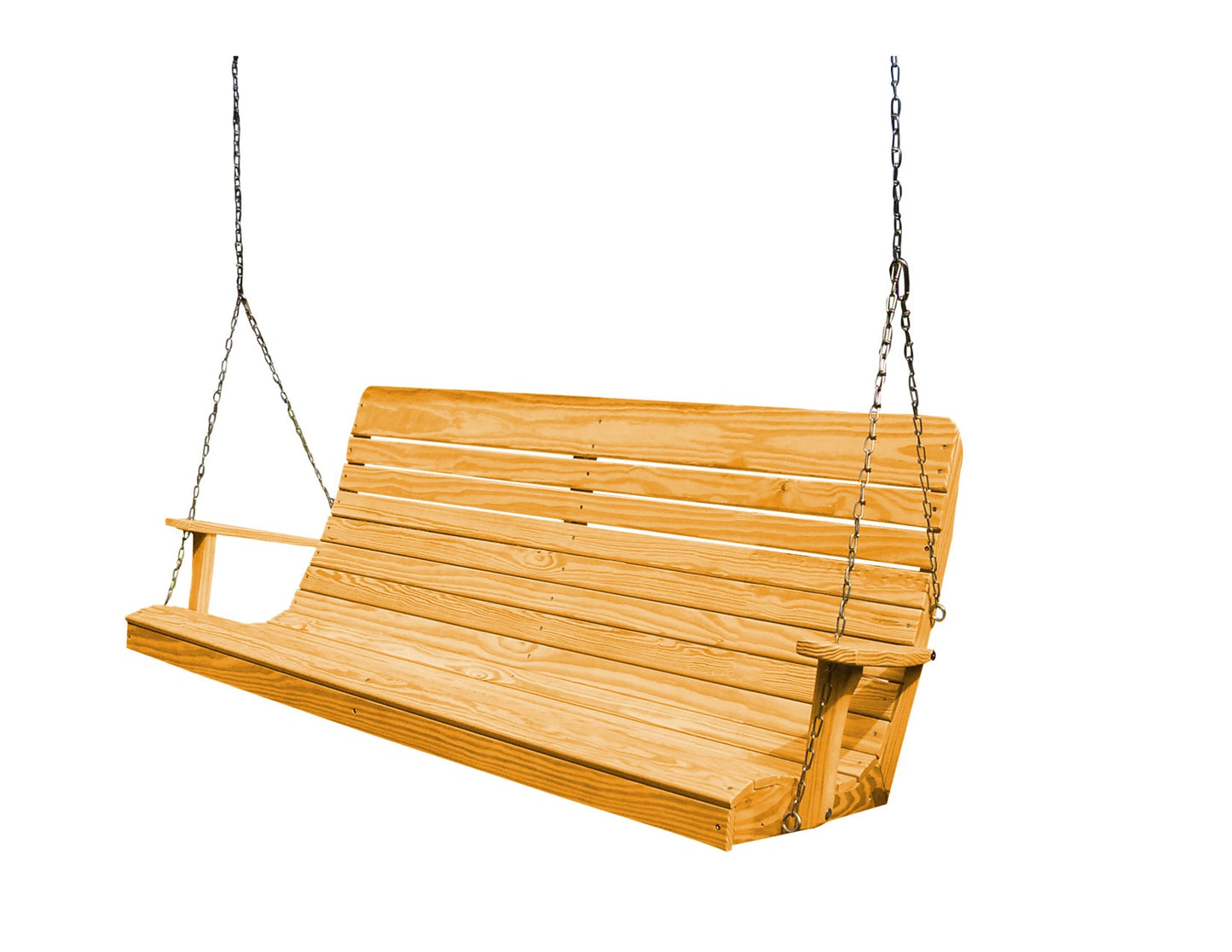 A&L FURNITURE CO. Pressure Treated 5' Highback Swing - LEAD TIME TO SHIP 10 BUSINESS DAYS