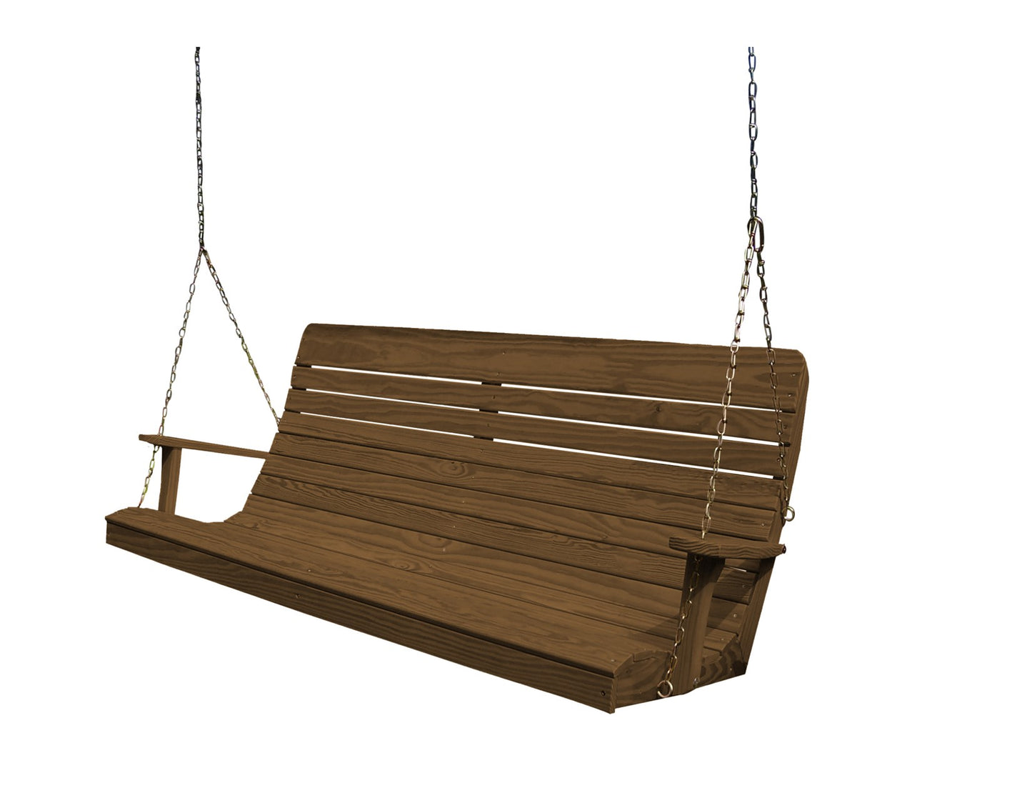 A&L FURNITURE CO. Pressure Treated 5' Highback Swing - LEAD TIME TO SHIP 10 BUSINESS DAYS