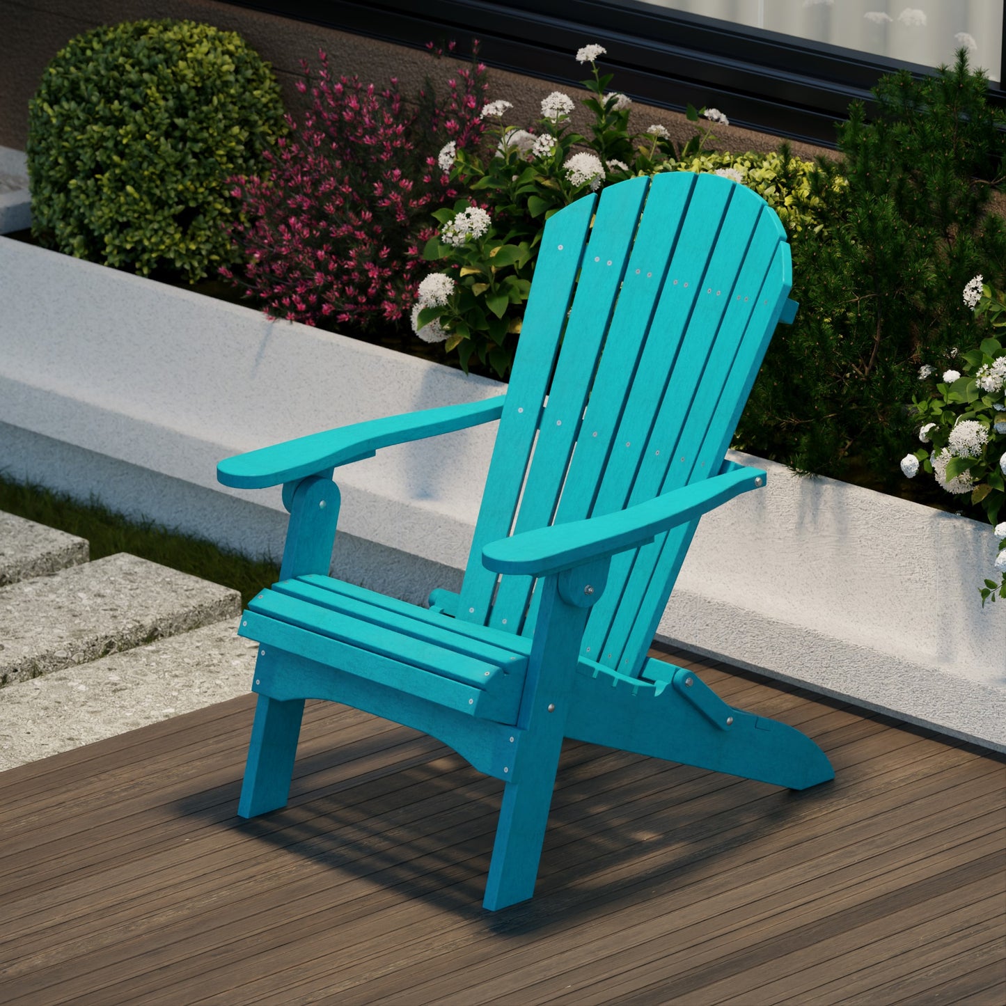 Wildridge Heritage Folding Adirondack Chair (QUICK SHIP) - SHIPS WITHIN 3 TO 4 BUSINESS DAYS