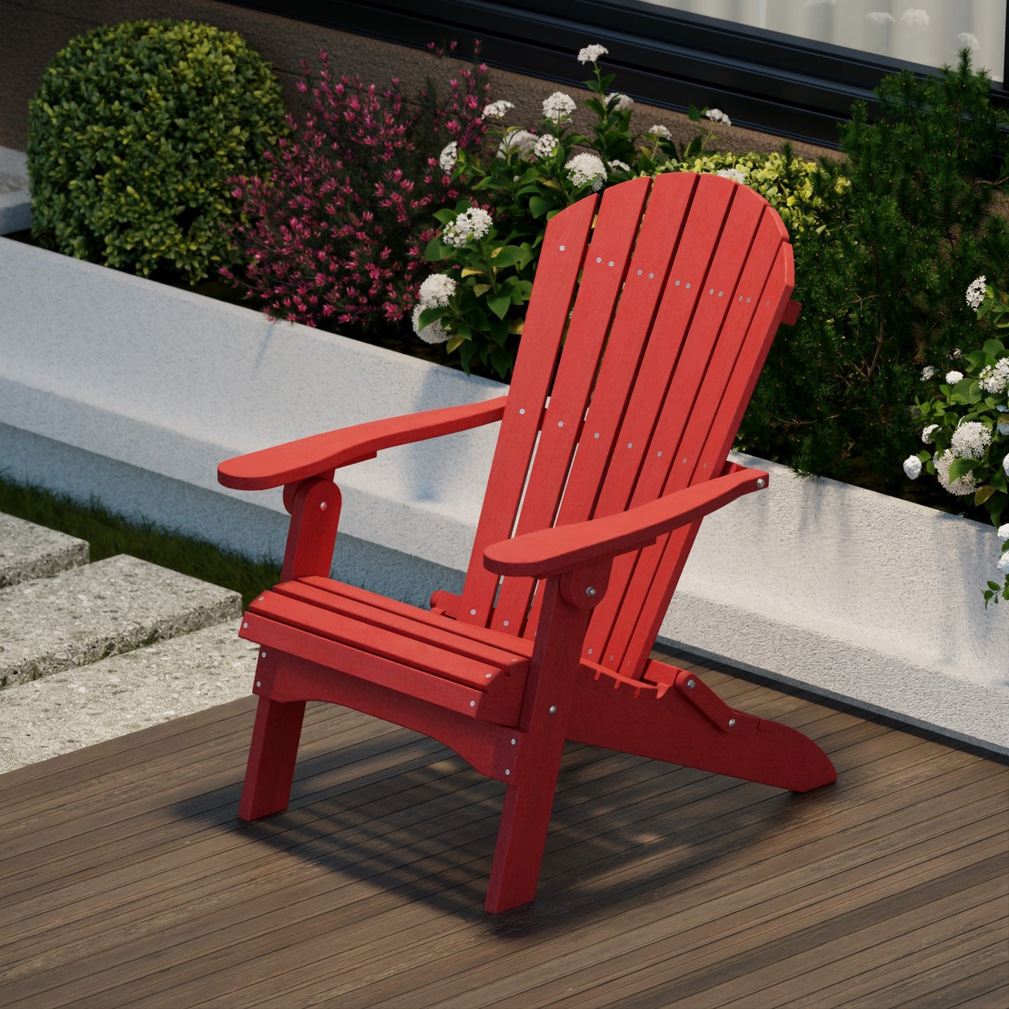 Wildridge Heritage Folding Adirondack Chair (QUICK SHIP) - SHIPS WITHIN 3 TO 4 BUSINESS DAYS