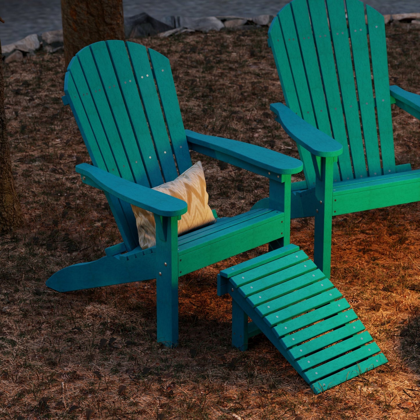 Wildridge Heritage Sunset Adirondack Chair (QUICK SHIP) - SHIPS WITHIN 3 TO 4 BUSINESS DAYS