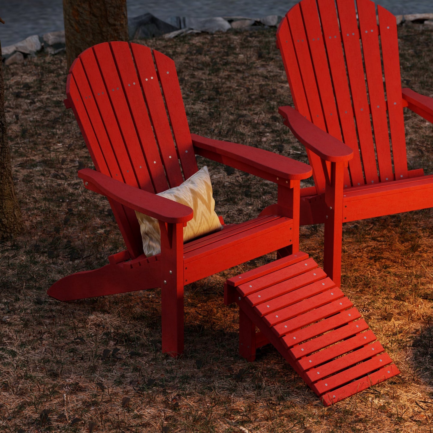 Wildridge Heritage Sunset Adirondack Chair (QUICK SHIP) - SHIPS WITHIN 3 TO 4 BUSINESS DAYS