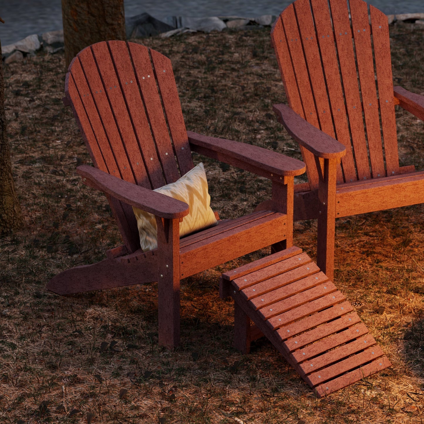 Wildridge Heritage Sunset Adirondack Chair (QUICK SHIP) - SHIPS WITHIN 3 TO 4 BUSINESS DAYS