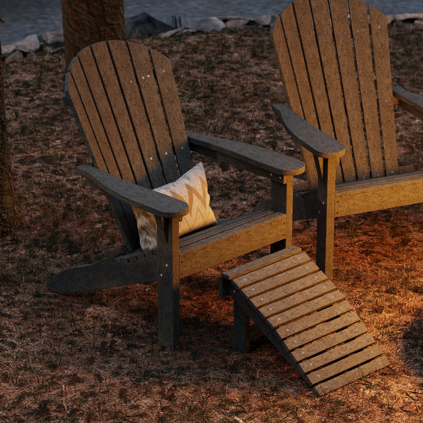 Wildridge Heritage Sunset Adirondack Chair (QUICK SHIP) - SHIPS WITHIN 3 TO 4 BUSINESS DAYS