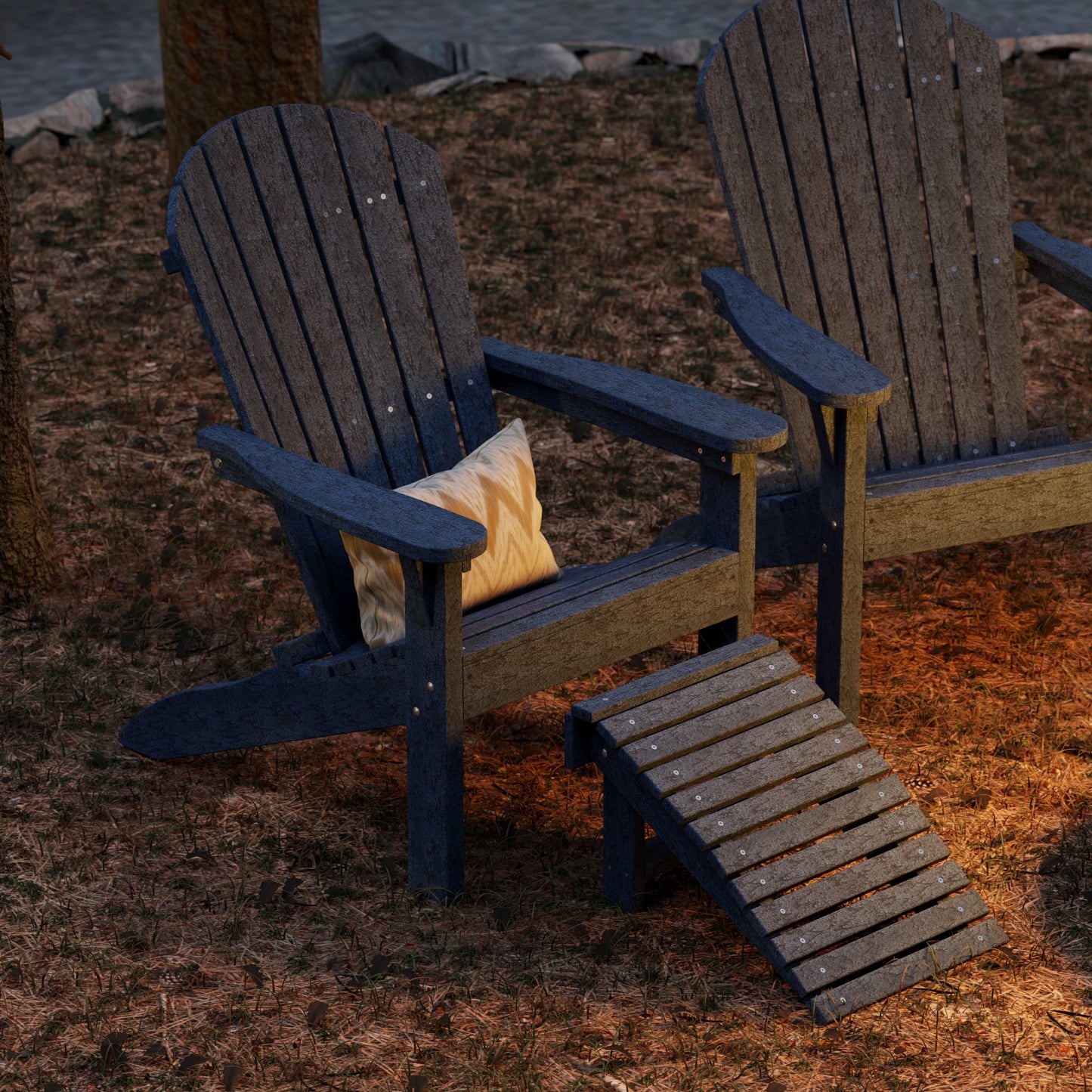 Wildridge Heritage Sunset Adirondack Chair (QUICK SHIP) - SHIPS WITHIN 3 TO 4 BUSINESS DAYS