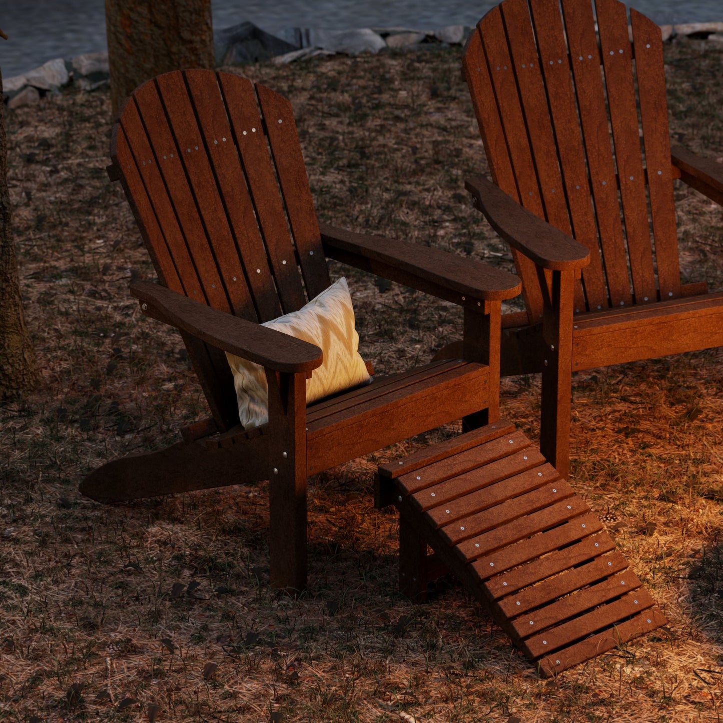 Wildridge Heritage Sunset Adirondack Chair (QUICK SHIP) - SHIPS WITHIN 3 TO 4 BUSINESS DAYS