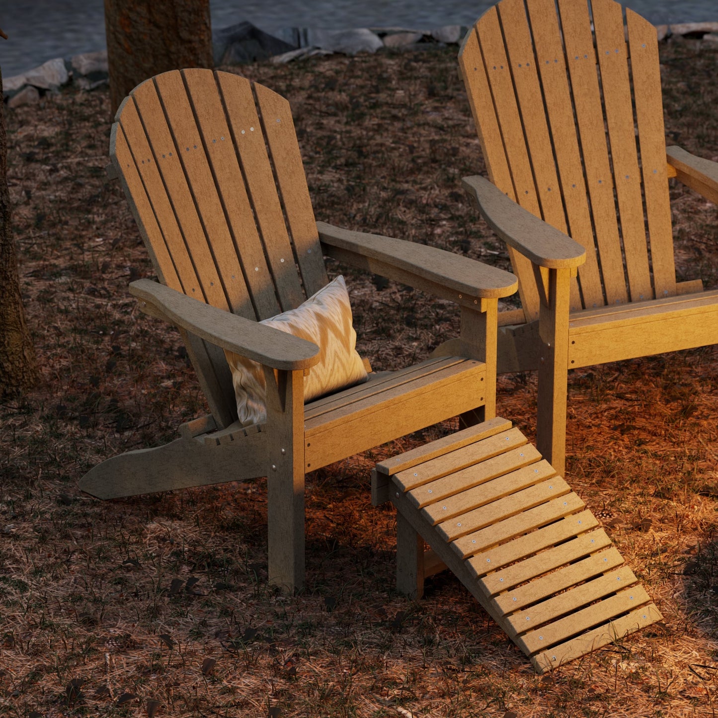 Wildridge Heritage Sunset Adirondack Chair (QUICK SHIP) - SHIPS WITHIN 3 TO 4 BUSINESS DAYS