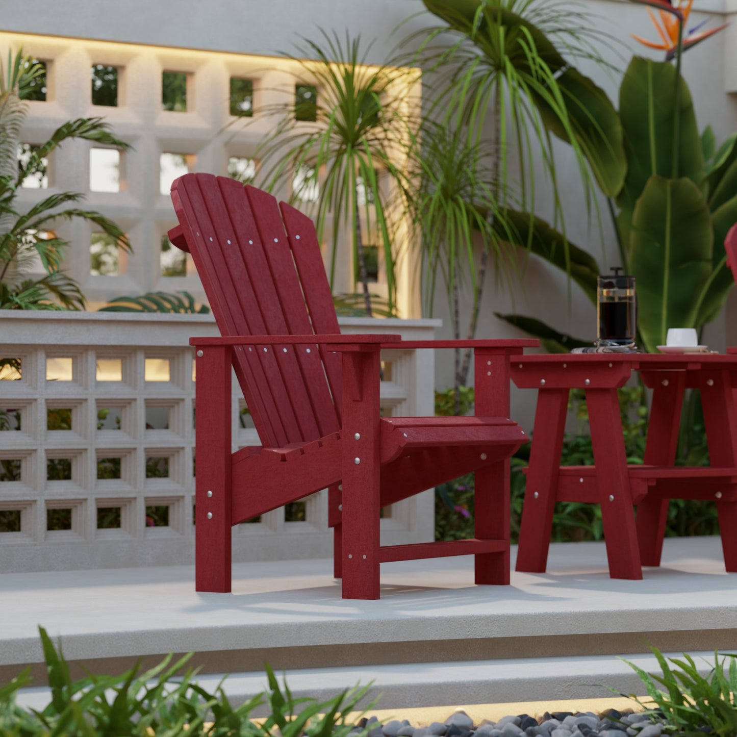 Wildridge Heritage Upright Adirondack Chair (QUICK SHIP) - SHIPS WITHIN 3 TO 4 BUSINESS DAYS