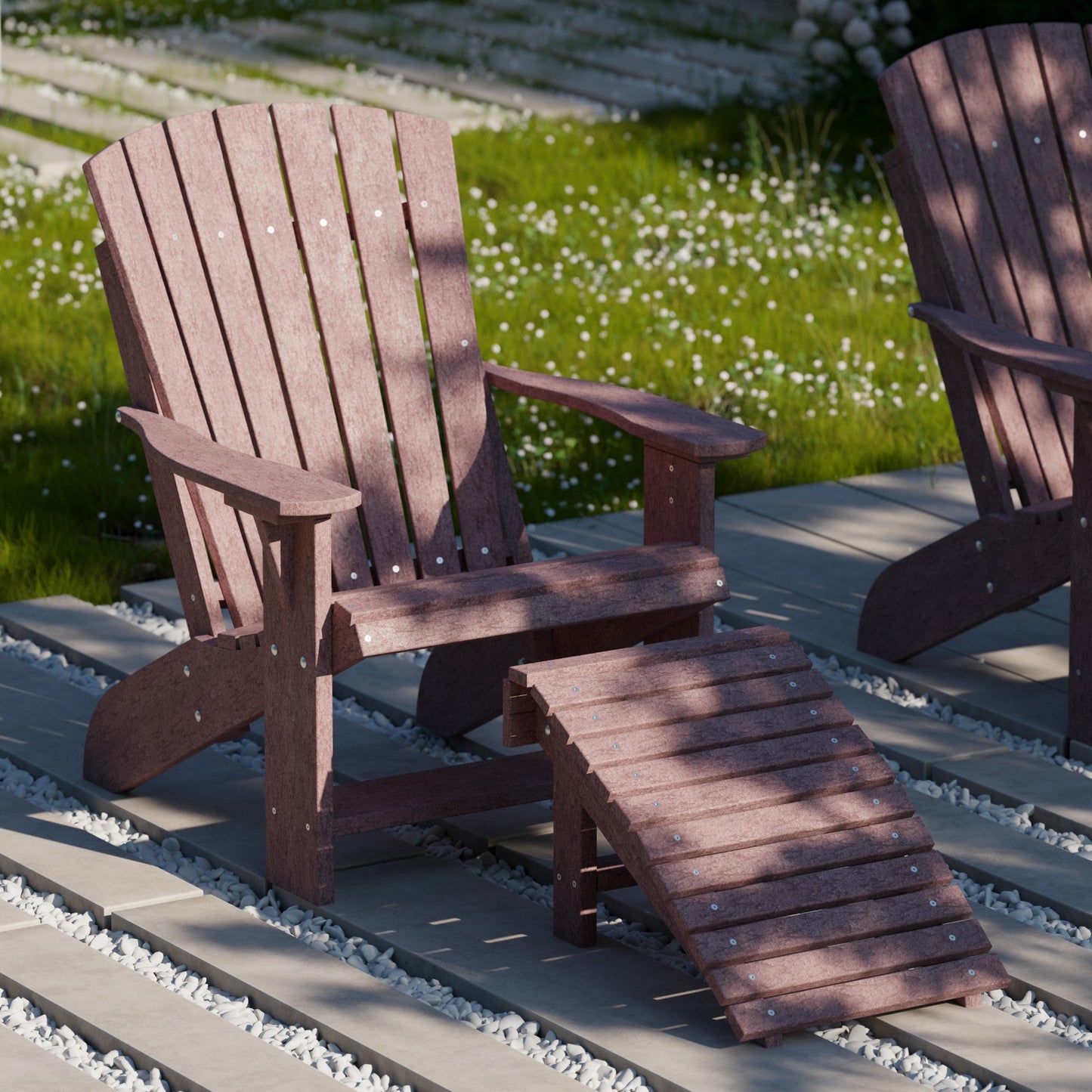 Wildridge Heritage Adirondack Chair (QUICK SHIP) - SHIPS WITHIN 3 TO 4 BUSINESS DAYS