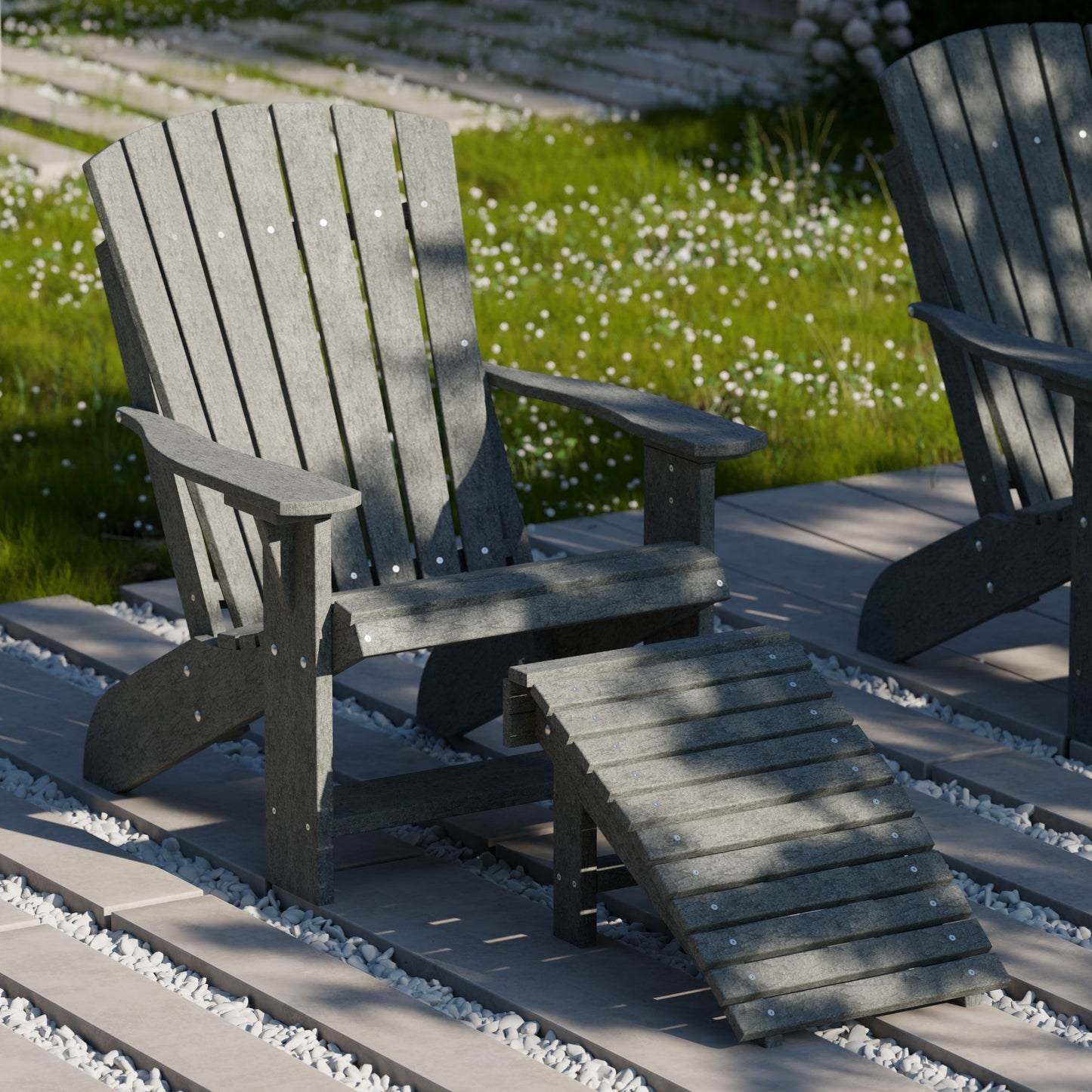 Wildridge Heritage Adirondack Chair (QUICK SHIP) - SHIPS WITHIN 3 TO 4 BUSINESS DAYS