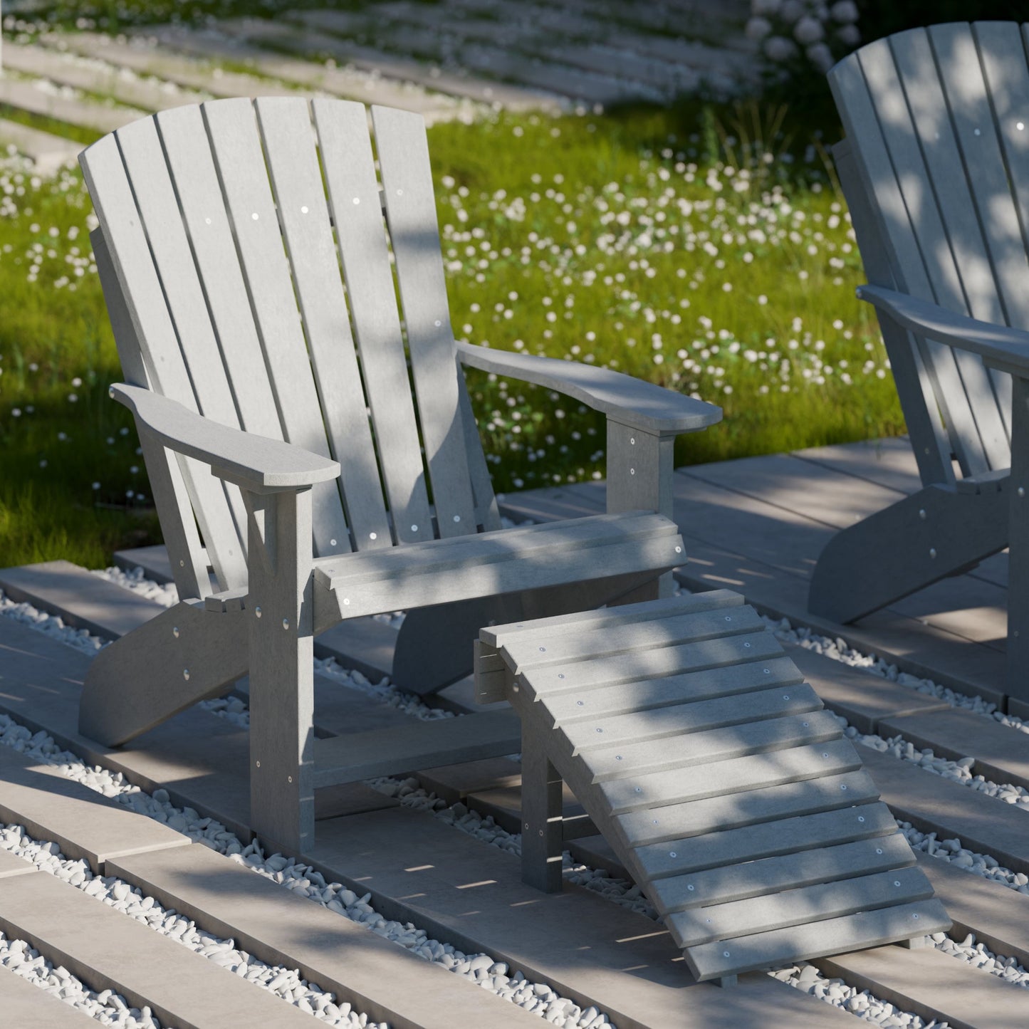 Wildridge Heritage Adirondack Chair (QUICK SHIP) - SHIPS WITHIN 3 TO 4 BUSINESS DAYS