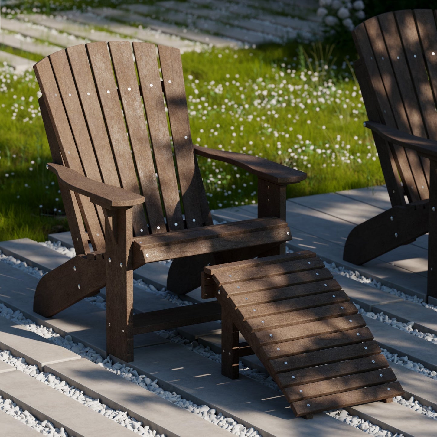 Wildridge Heritage Adirondack Chair (QUICK SHIP) - SHIPS WITHIN 3 TO 4 BUSINESS DAYS