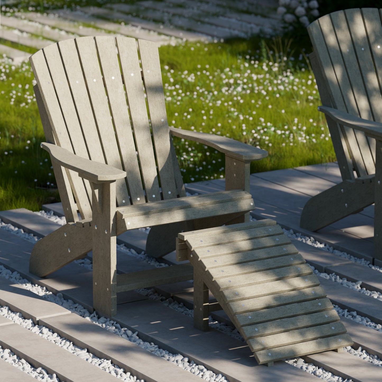 Wildridge Heritage Adirondack Chair (QUICK SHIP) - SHIPS WITHIN 3 TO 4 BUSINESS DAYS