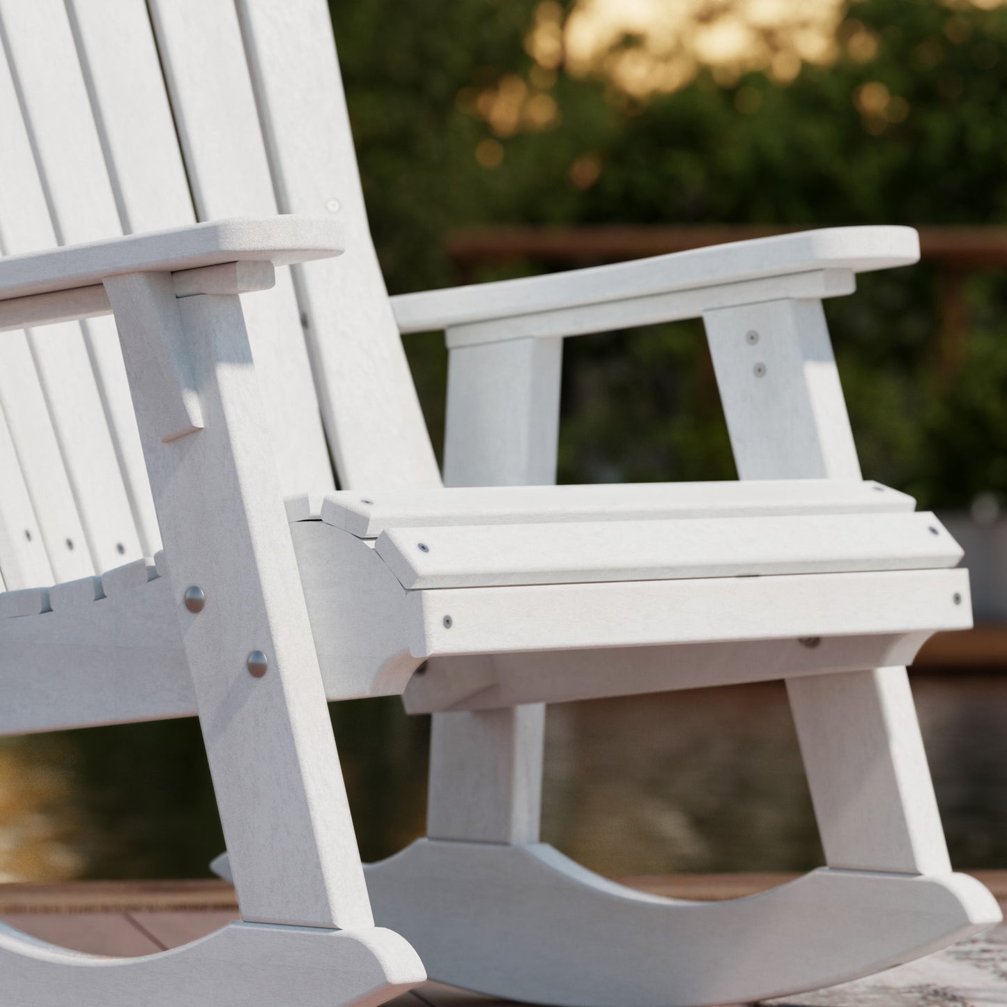 Wildridge Heritage Adirondack Rocking Chair (QUICK SHIP) - SHIPS WITHIN 3 TO 4 BUSINESS DAYS