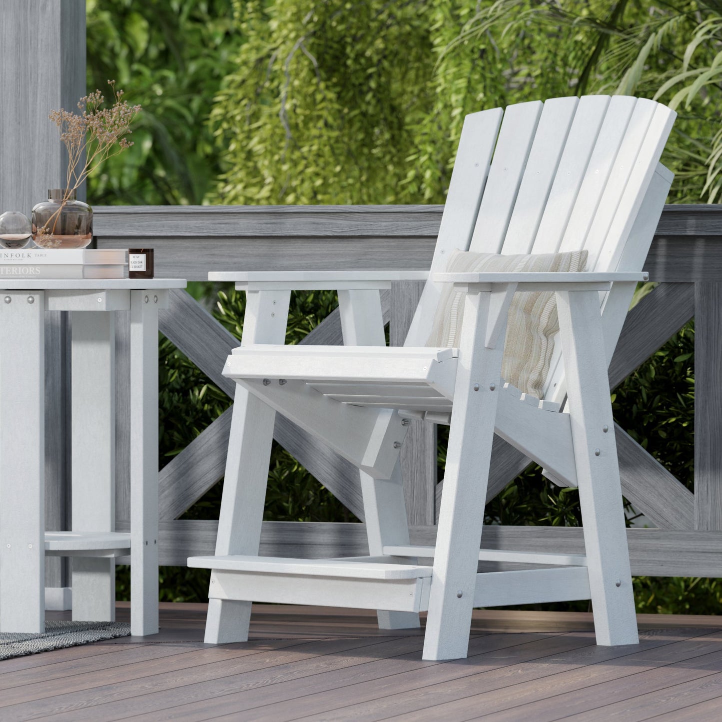 WILDRIDGE HERITAGE HIGH ADIRONDACK CHAIR (SEAT HEIGHT 23.5") (QUICK SHIP) - SHIPS WITHIN 3 TO 4 BUSINESS DAYS