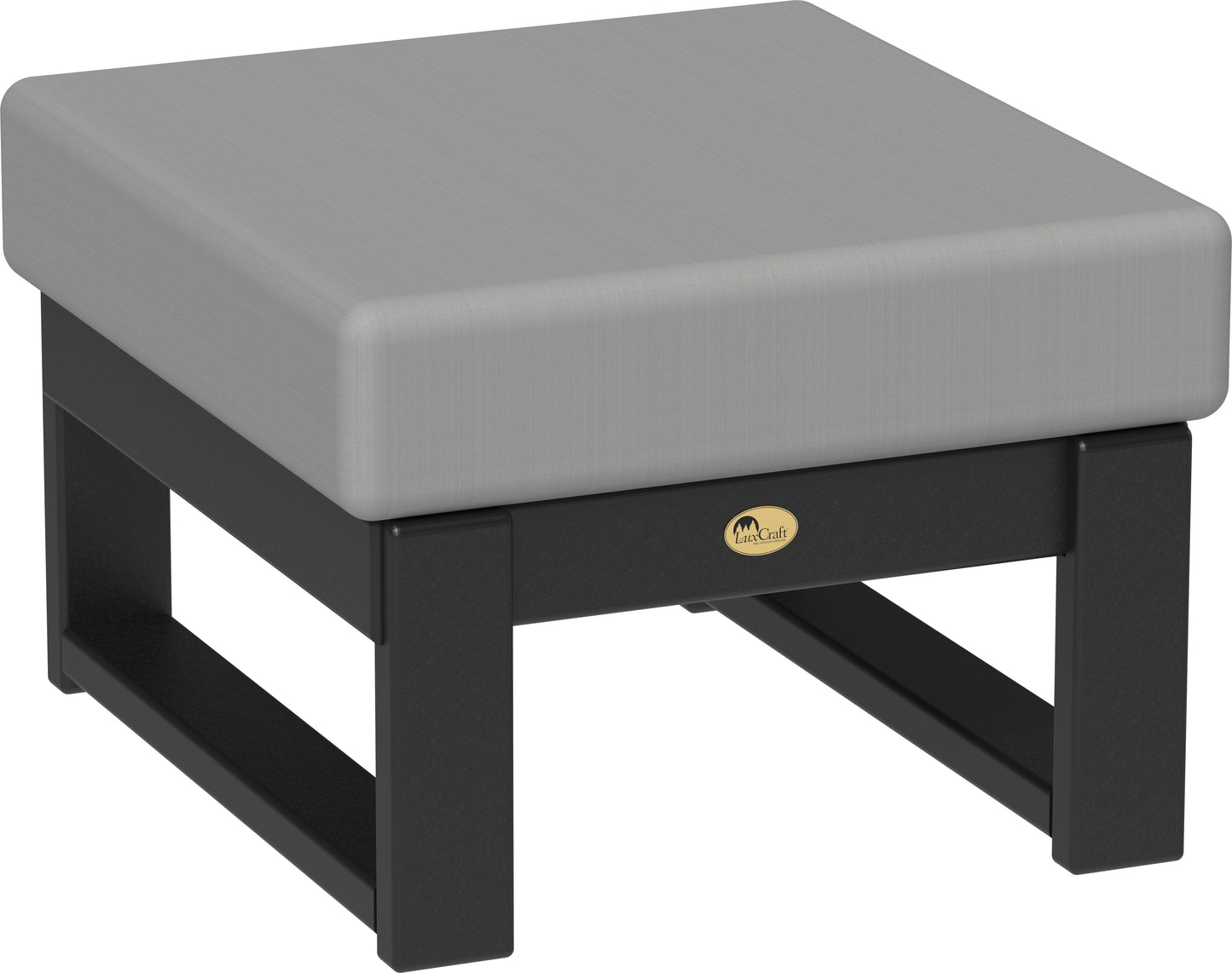 LuxCraft Recycled PlasticLanai Deep Seating Ottoman - LEAD TIME TO SHIP 3 TO 4 WEEKS