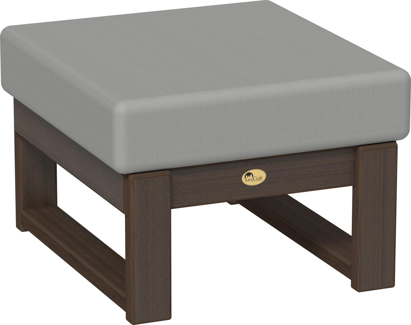 LuxCraft Recycled PlasticLanai Deep Seating Ottoman - LEAD TIME TO SHIP 3 TO 4 WEEKS