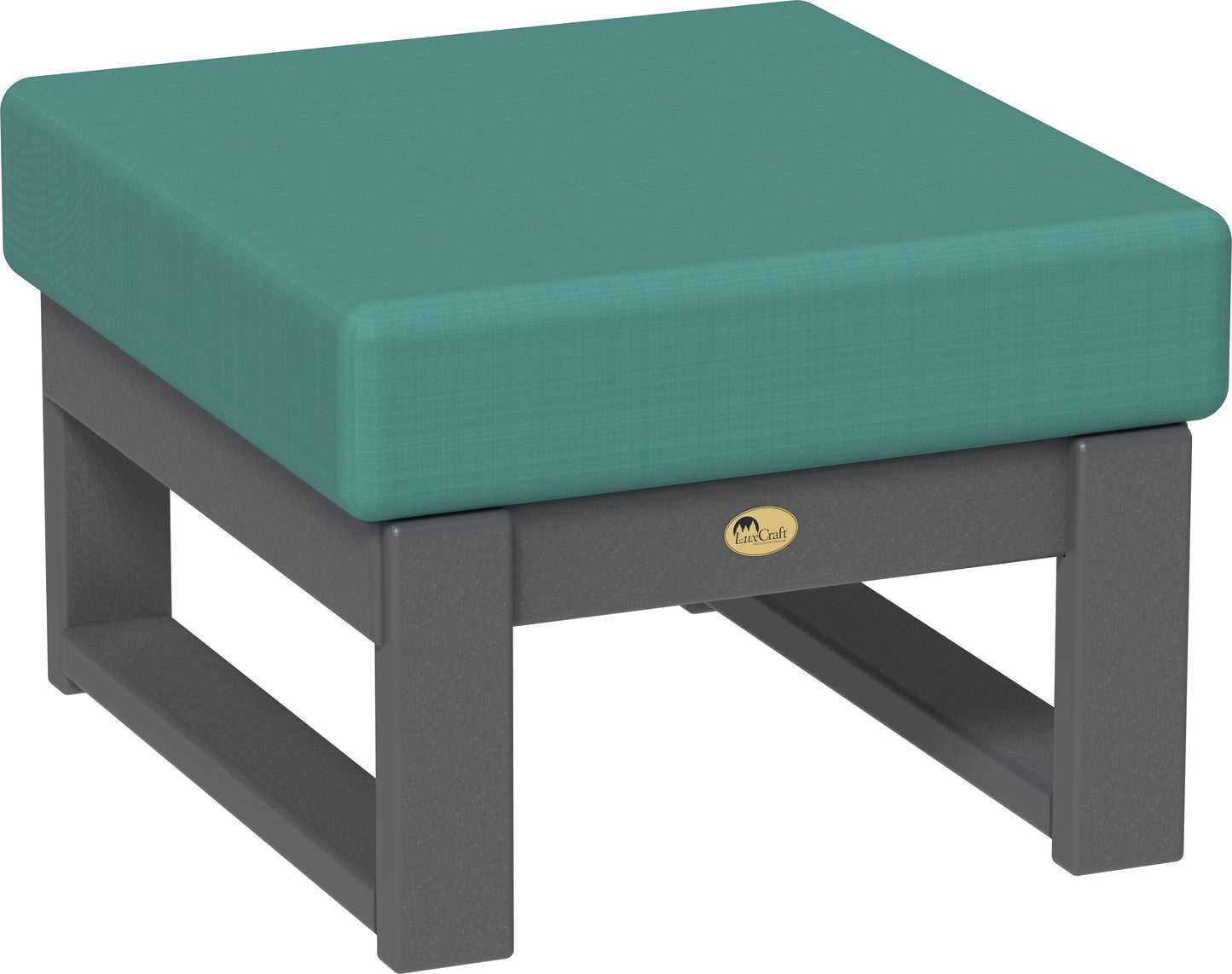 LuxCraft Recycled PlasticLanai Deep Seating Ottoman - LEAD TIME TO SHIP 3 TO 4 WEEKS