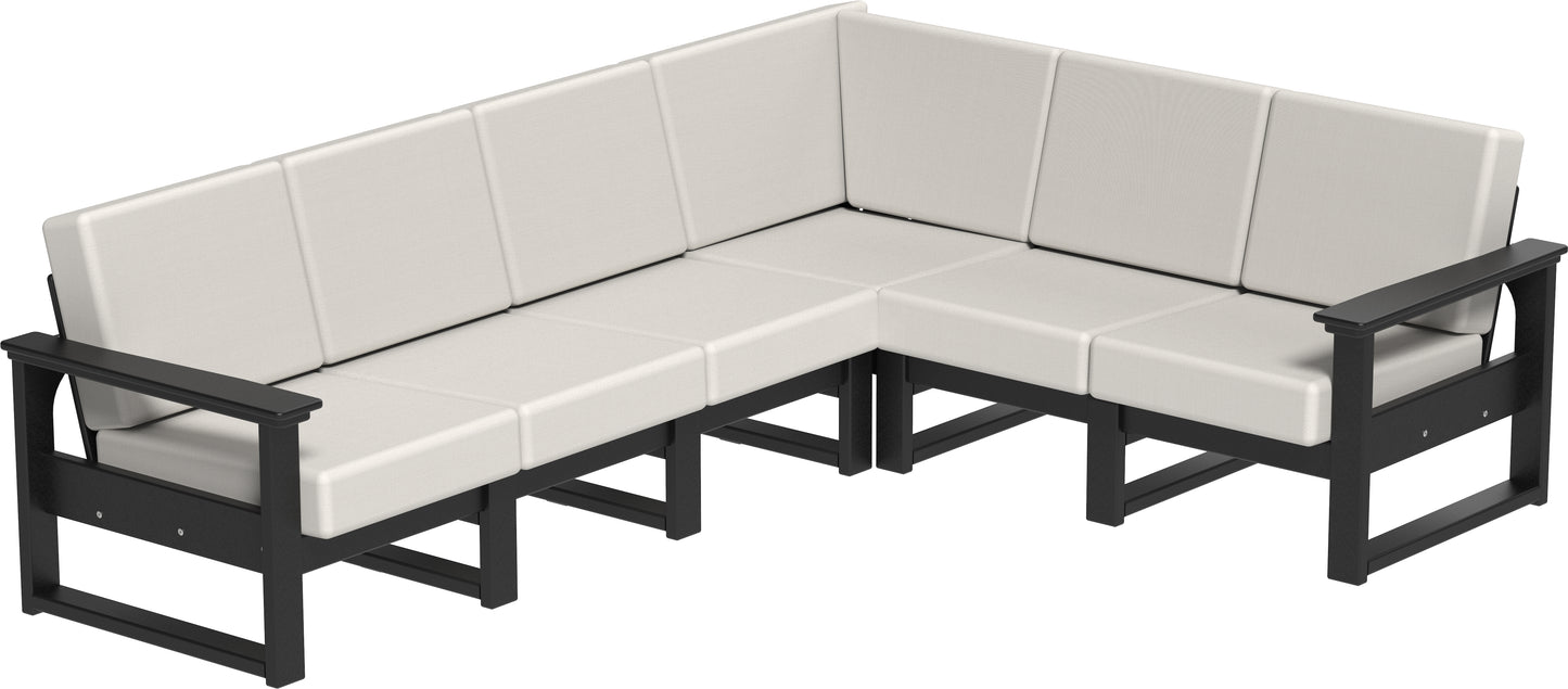 LuxCraft Recycled Plastic Lanai Deep Seating - Armrest/End Set - LEAD TIME TO SHIP 3 TO 4 WEEKS