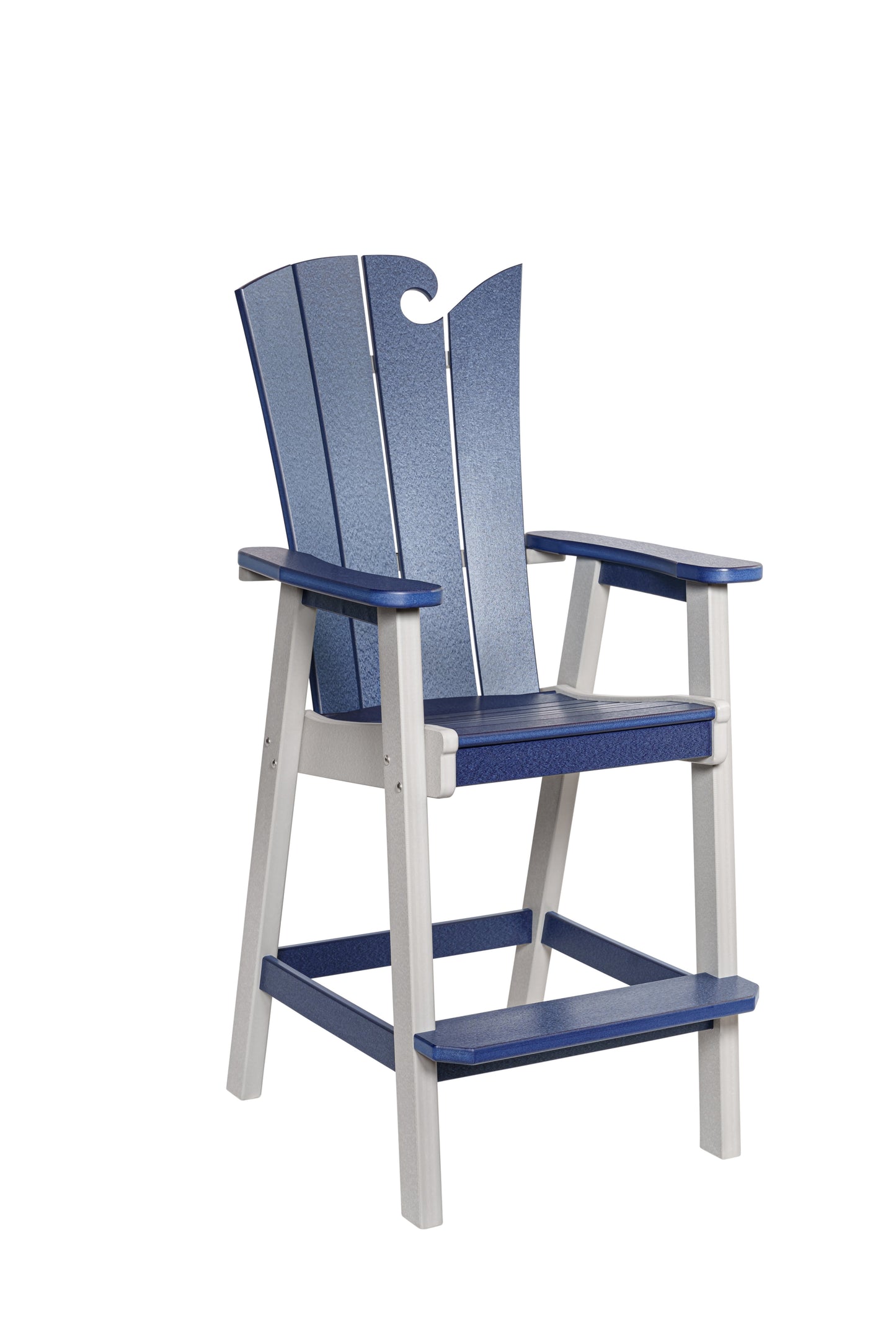 Beaver Dam Woodworks OceanWavz Bar Chair - LEAD TIME TO SHIP 3 WEEKS OR LESS