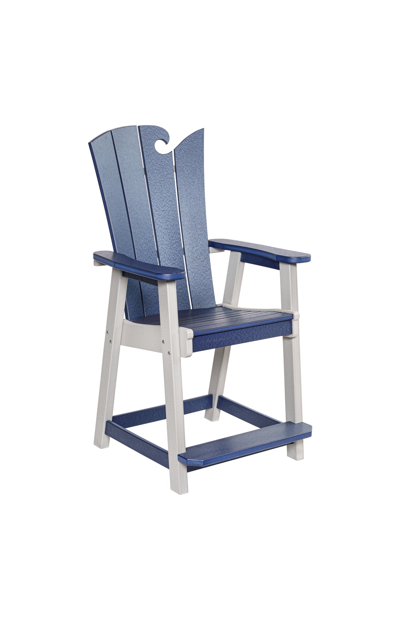 Beaver Dam Woodworks OceanWavz Counter Chair - LEAD TIME TO SHIP 4 WEEKS OR LESS