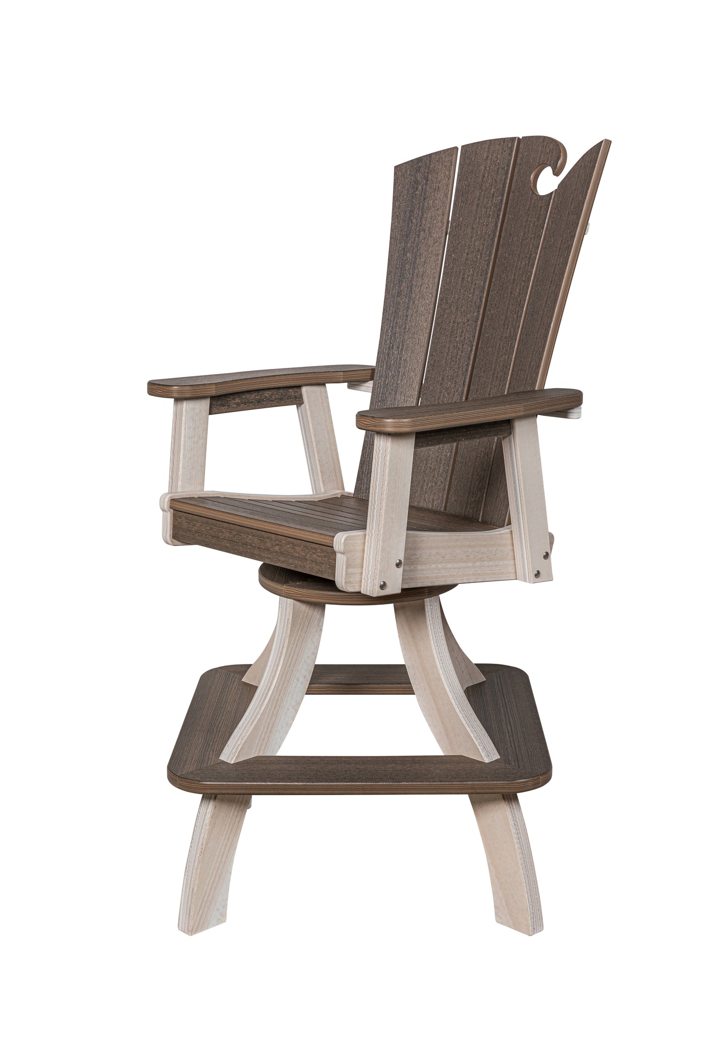 Beaver Dam Woodworks OceanWavz Swivel Bar Chair (ALL COLORS) - LEAD TIME TO SHIP 3 WEEKS OR LESS