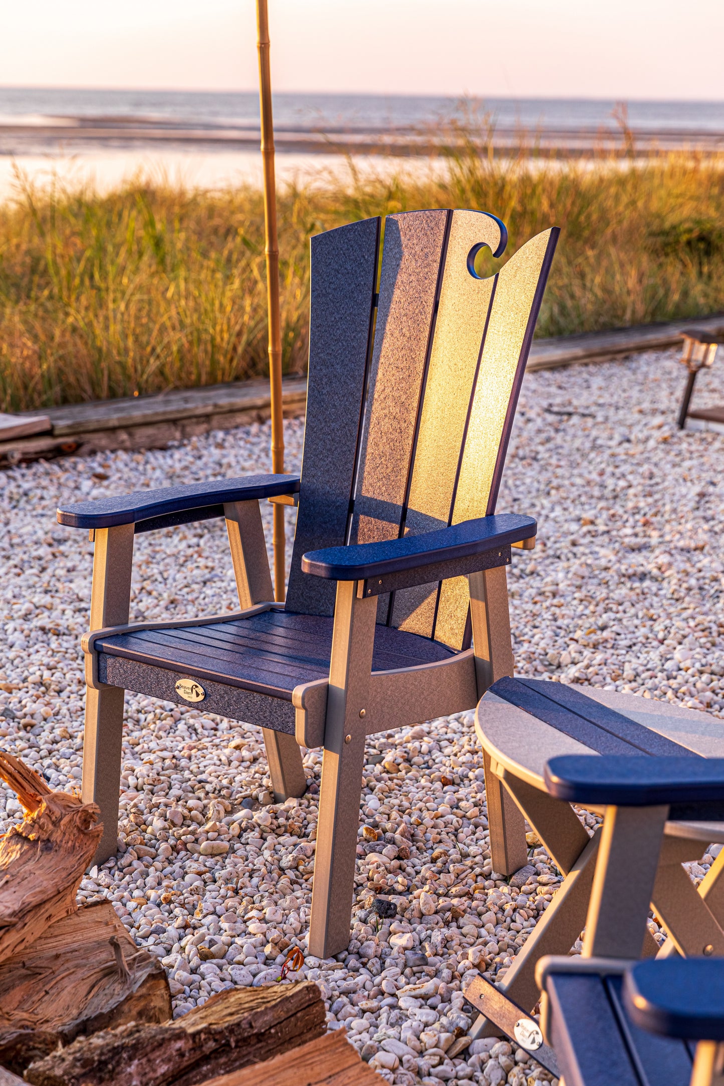 Beaver Dam Woodworks OceanWavz Dining Chair - LEAD TIME TO SHIP 3 WEEKS OR LESS