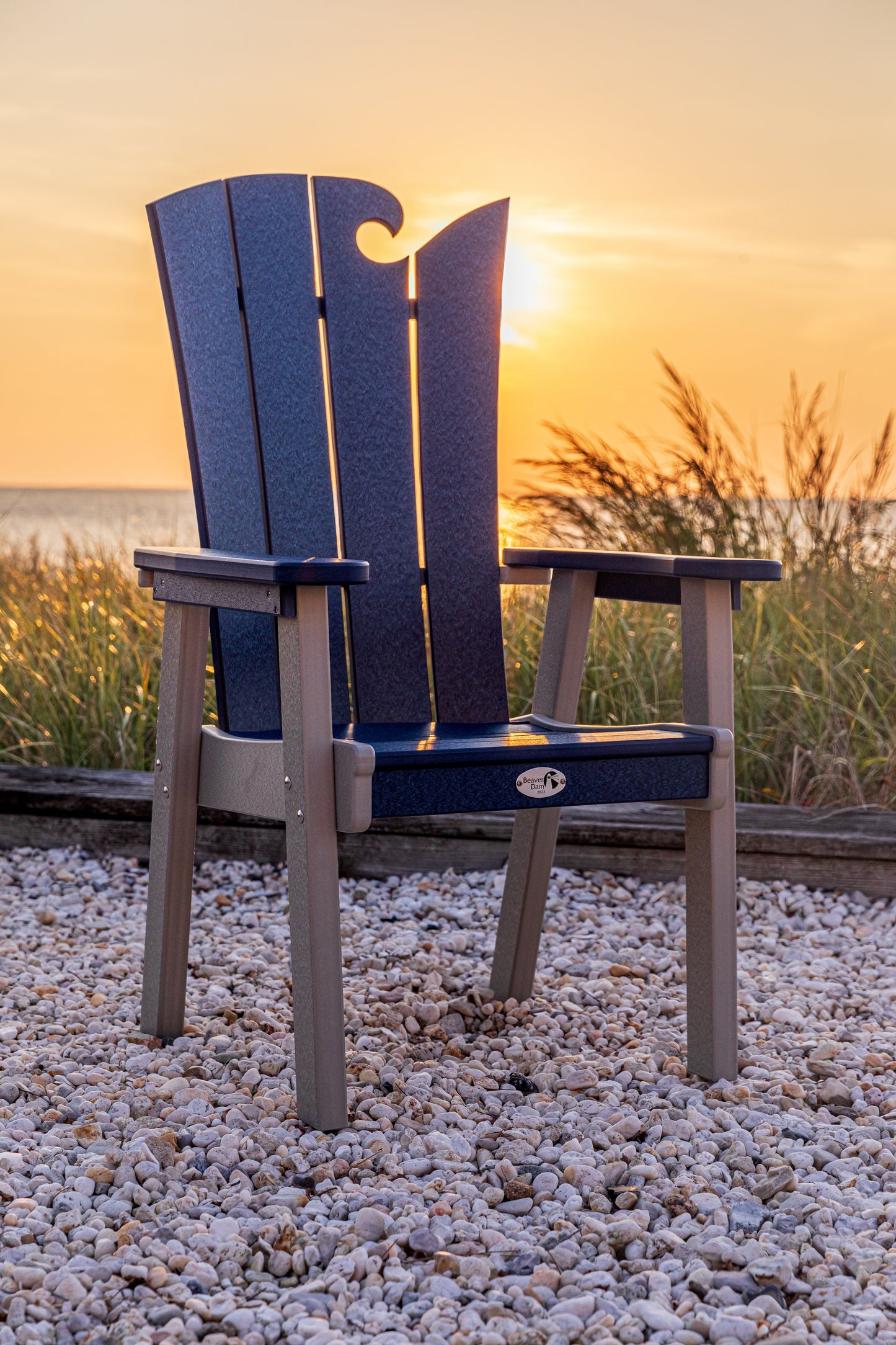 Beaver Dam Woodworks OceanWavz Dining Chair - LEAD TIME TO SHIP 3 WEEKS OR LESS