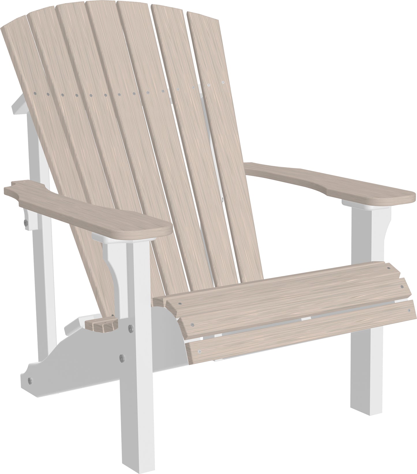 LuxCraft Recycled Plastic Deluxe Adirondack Chair  - LEAD TIME TO SHIP 2 WEEKS OR LESS