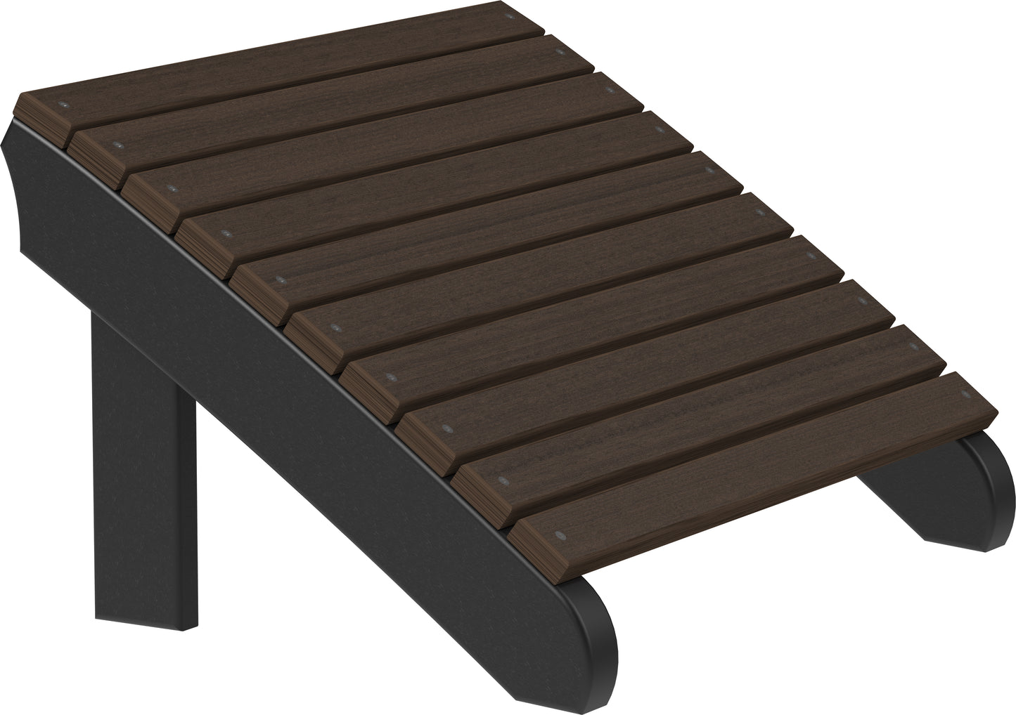 LuxCraft Recycled Plastic Deluxe Adirondack Footrest  - LEAD TIME TO SHIP 7 BUSINESS DAYS OR LESS