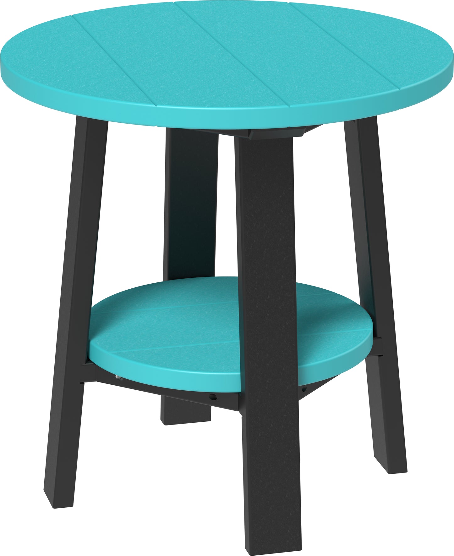 LuxCraft Recycled Plastic 21.5" Deluxe End Table  - LEAD TIME TO SHIP 7 BUSINESS DAYS OR LESS