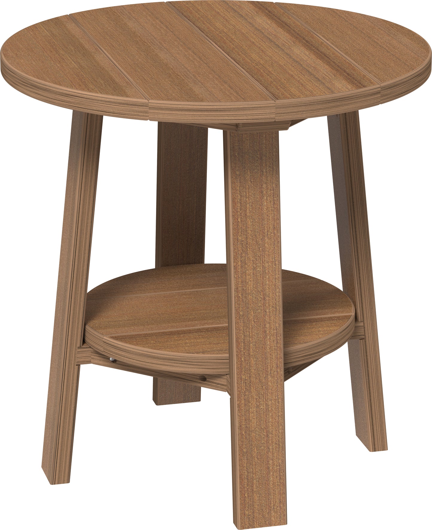 LuxCraft Recycled Plastic 21.5" Deluxe End Table  - LEAD TIME TO SHIP 7 BUSINESS DAYS OR LESS