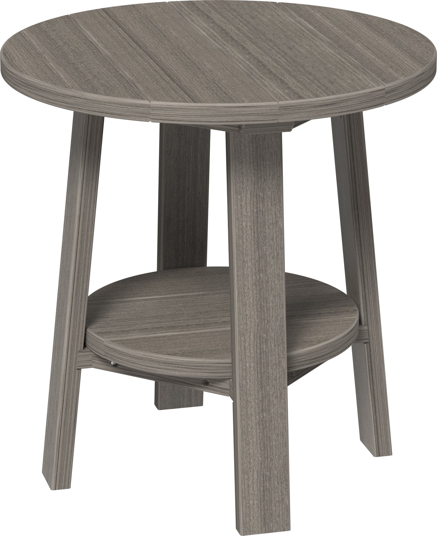 LuxCraft Recycled Plastic 21.5" Deluxe End Table  - LEAD TIME TO SHIP 7 BUSINESS DAYS OR LESS