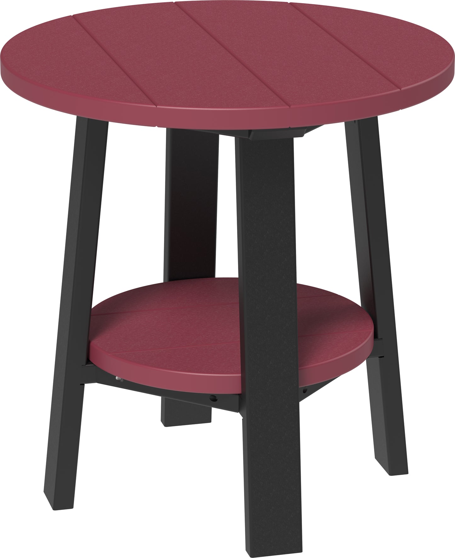 LuxCraft Recycled Plastic 21.5" Deluxe End Table  - LEAD TIME TO SHIP 7 BUSINESS DAYS OR LESS