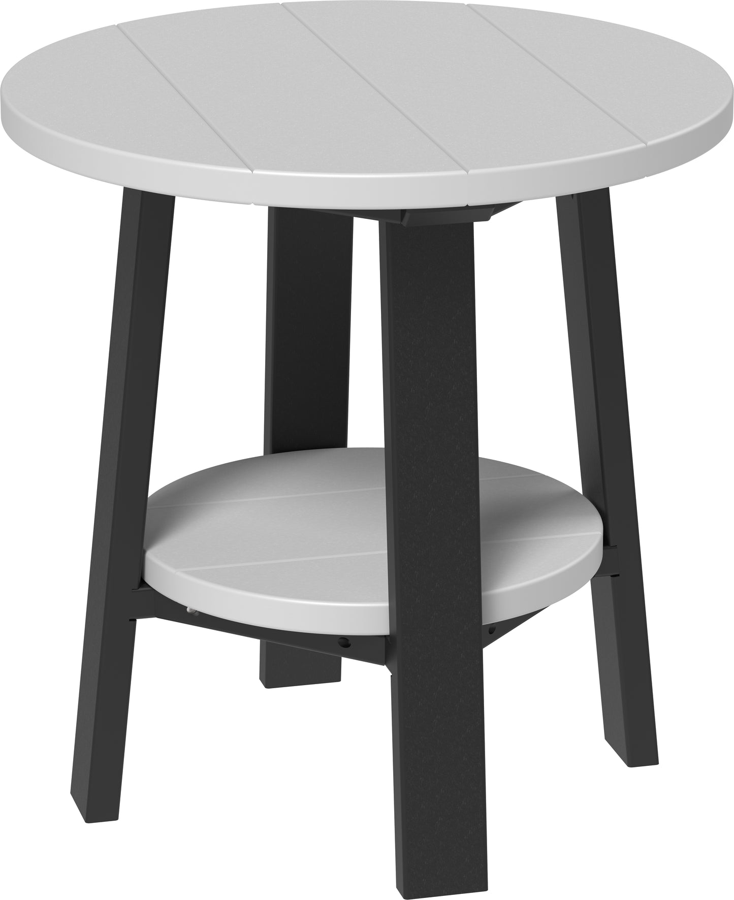 LuxCraft Recycled Plastic 21.5" Deluxe End Table  - LEAD TIME TO SHIP 7 BUSINESS DAYS OR LESS