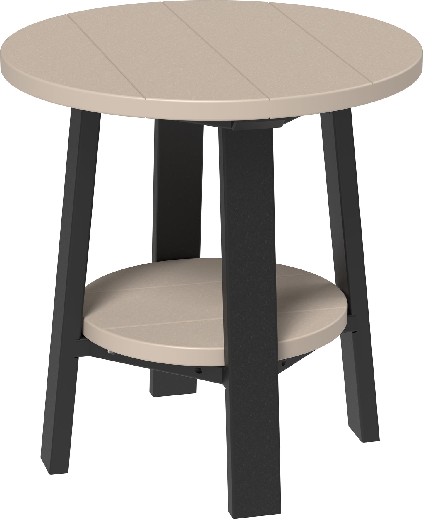 LuxCraft Recycled Plastic 21.5" Deluxe End Table  - LEAD TIME TO SHIP 7 BUSINESS DAYS OR LESS