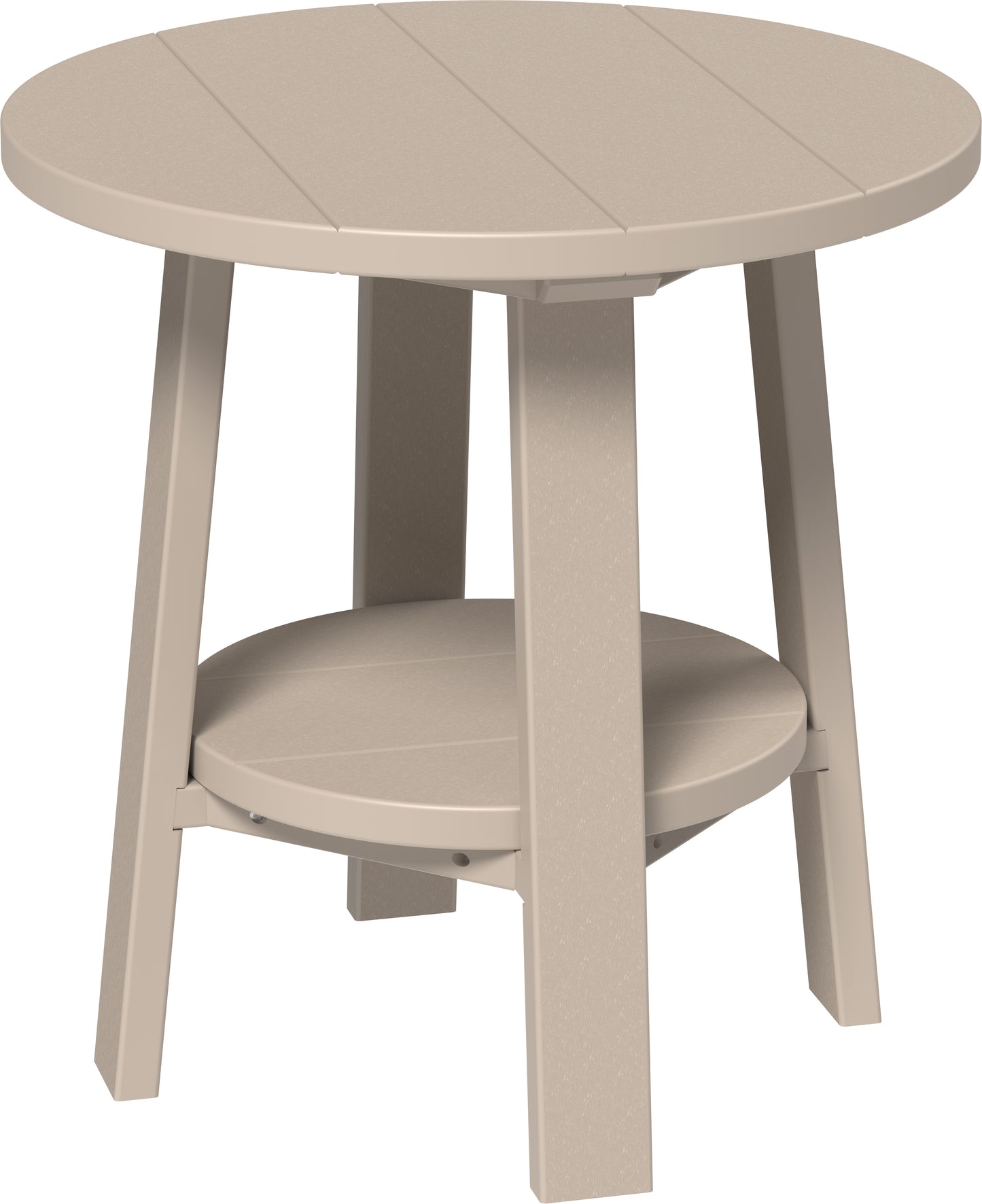 LuxCraft Recycled Plastic 21.5" Deluxe End Table  - LEAD TIME TO SHIP 7 BUSINESS DAYS OR LESS