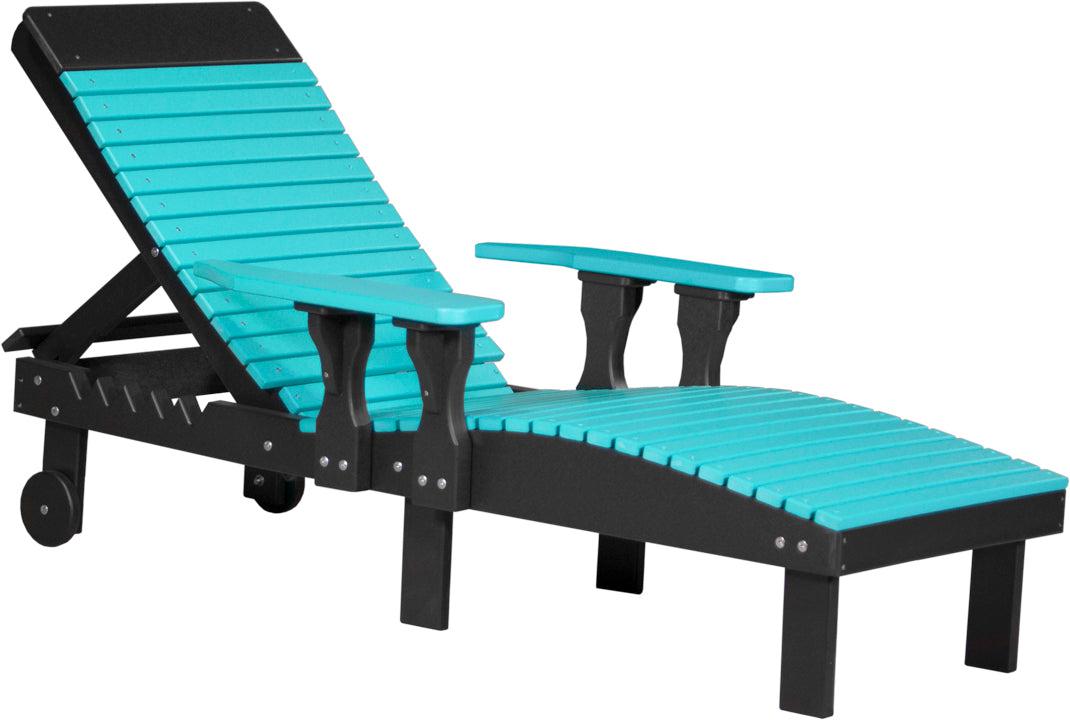 LuxCraft Recycled Plastic Lounge Chair  - LEAD TIME TO SHIP 7 BUSINESS DAYS OR LESS