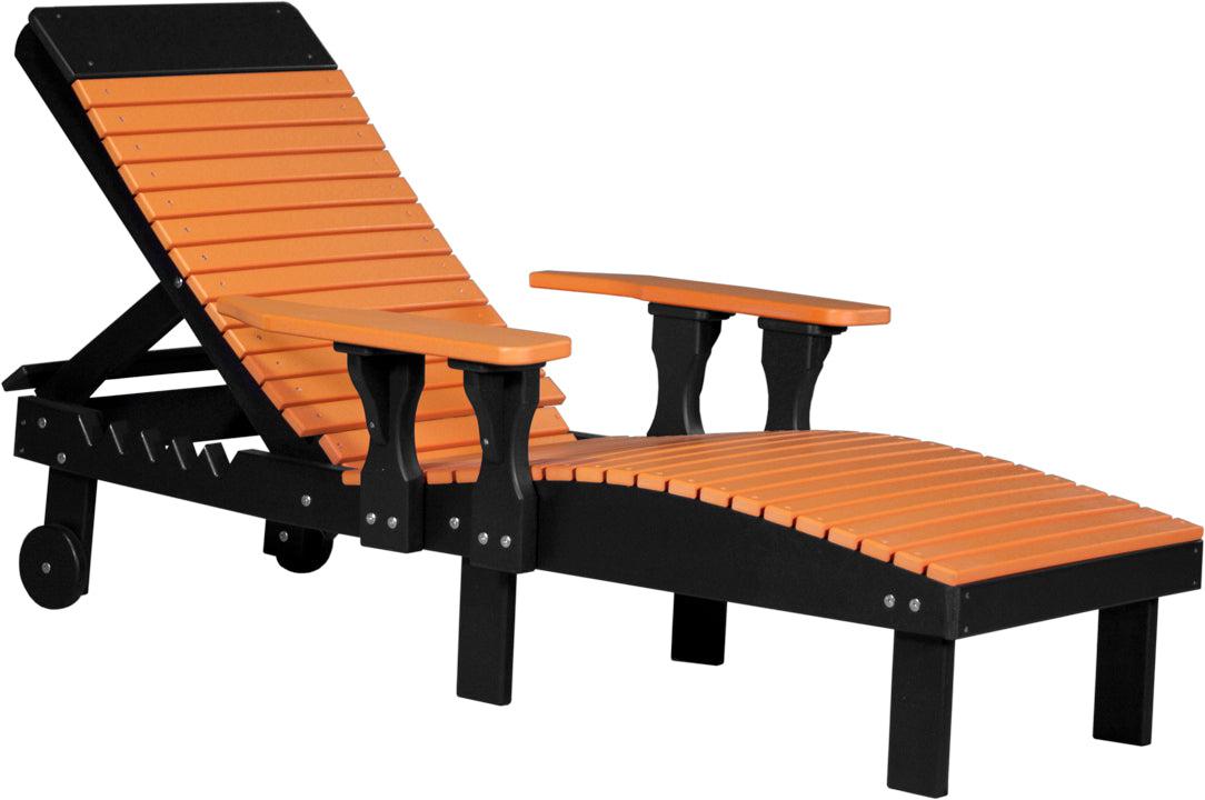 LuxCraft Recycled Plastic Lounge Chair  - LEAD TIME TO SHIP 4 BUSINESS DAYS