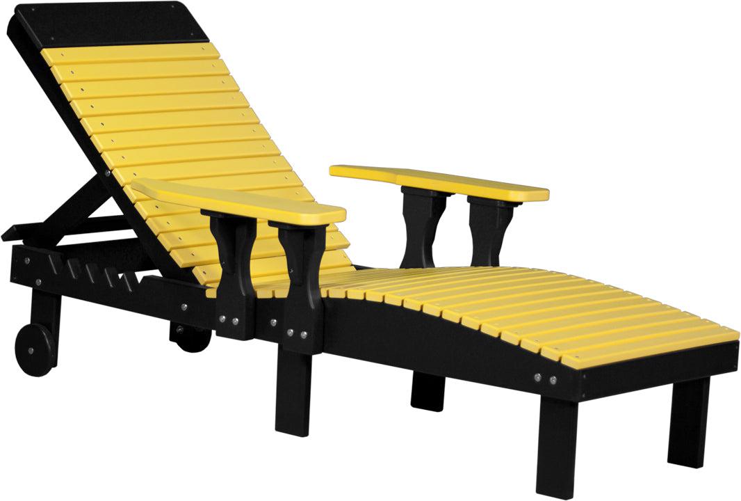 LuxCraft Recycled Plastic Lounge Chair  - LEAD TIME TO SHIP 7 BUSINESS DAYS OR LESS