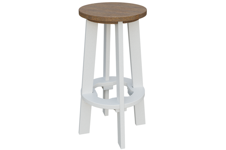 Patiova Recycled Plastic Adirondack Bar Stool - LEAD TIME TO SHIP 6 WEEKS OR LESS